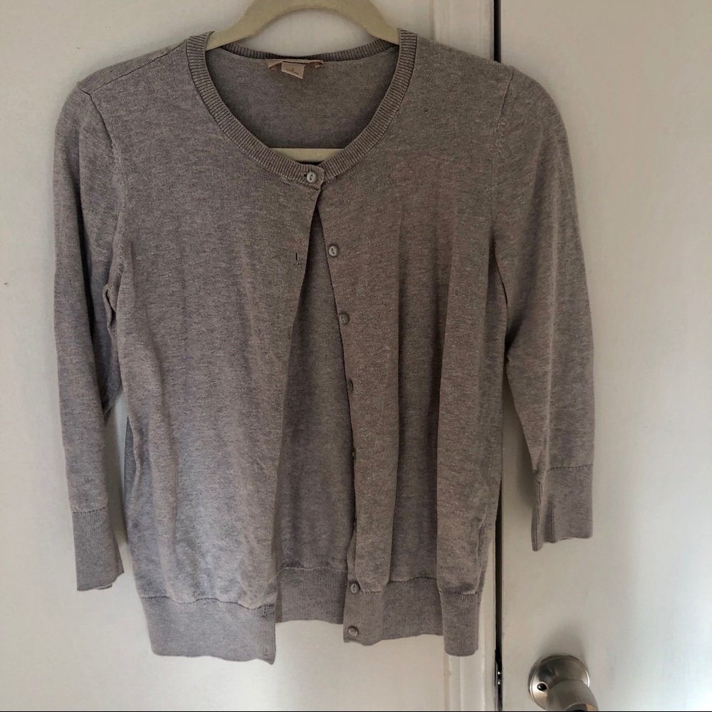 Loft Gray Cardigan